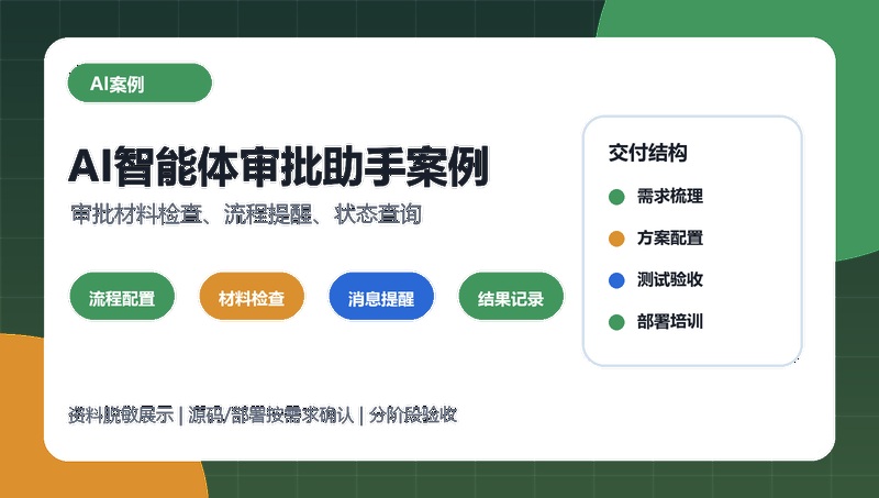 AI智能体审批助手案例