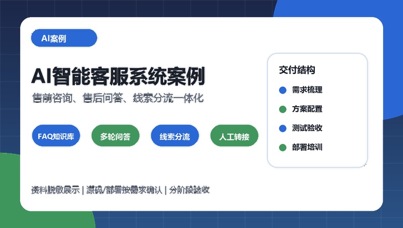 AI智能客服系统案例