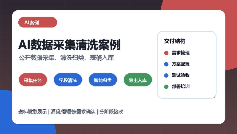AI数据采集清洗案例